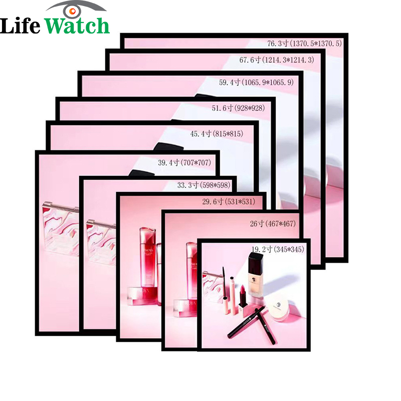 51-Inch Indoor Square Display Screen 968mm X 968mm Dimension Digital Signage Kiosk