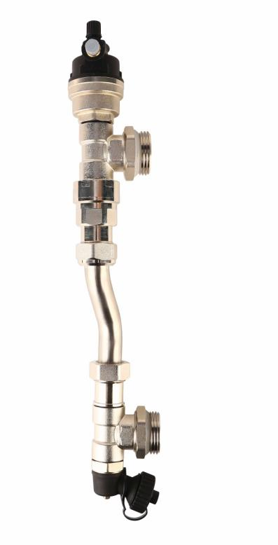 2-12 Loops Collector Water Manifold with Flowmeter for Radiant Floor Heating Distribution System