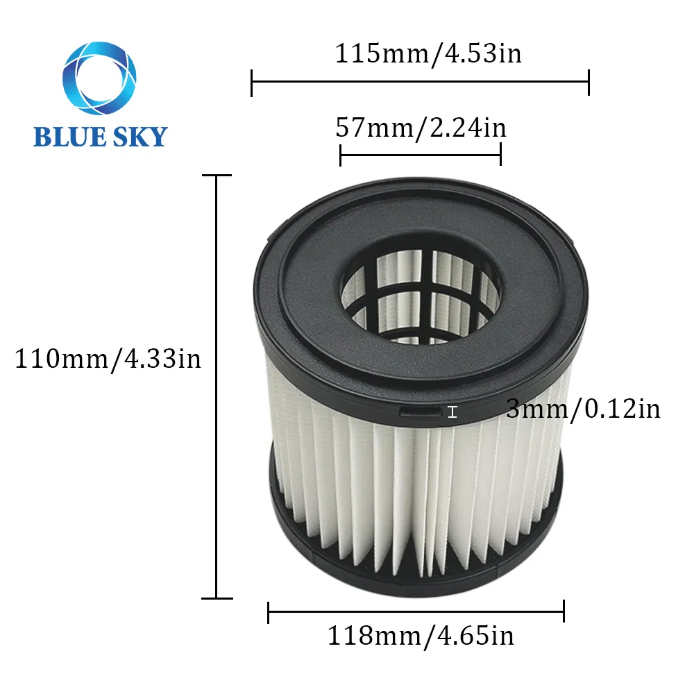 A32vc05 Wet/Dry Vacuum Cleaner Replacement Filter Compatible with Ryobi P3240 Pcl733 Pcl734 18V One+ 3 Gal. Part # A32vc05