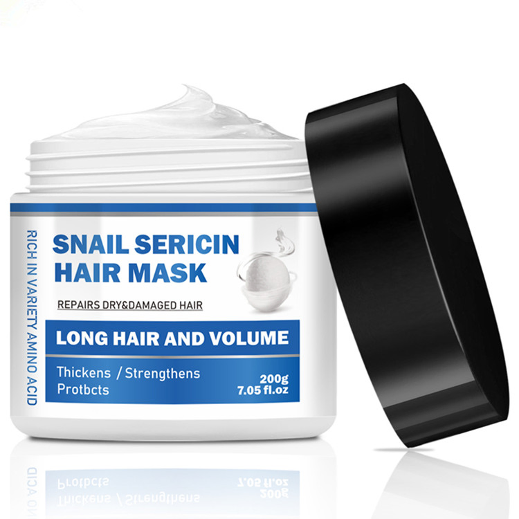 All Natural Snail Sericin Hair Mask for Repair Dry & Damaged Hair