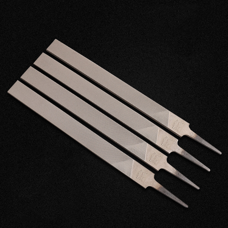 T8 T12 4" 100mm High Carbon Steel Flat Files Without Handle