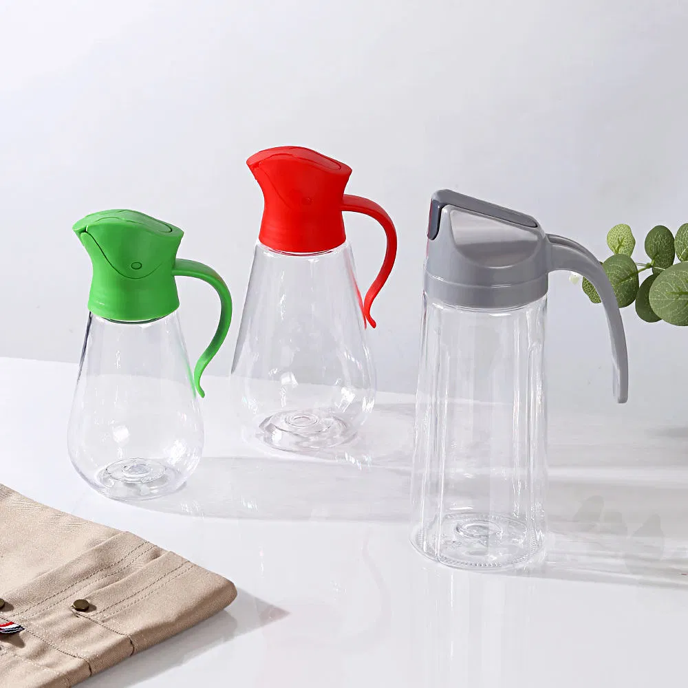 Plastic Oil Bottle - 650ml/22oz Big Capacity PC Soy Sauce Bottle