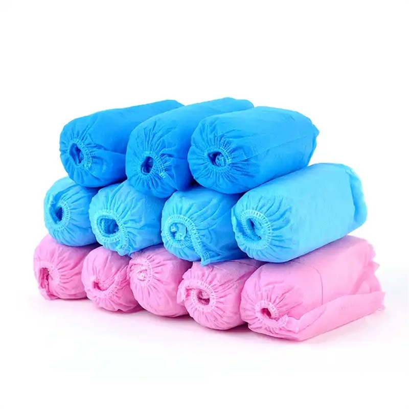 Pink Color Disposable TNT PP Non Woven Overshoes for Beauty and Salon