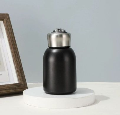 Термос стальной портативный с логотипом, 550 мл