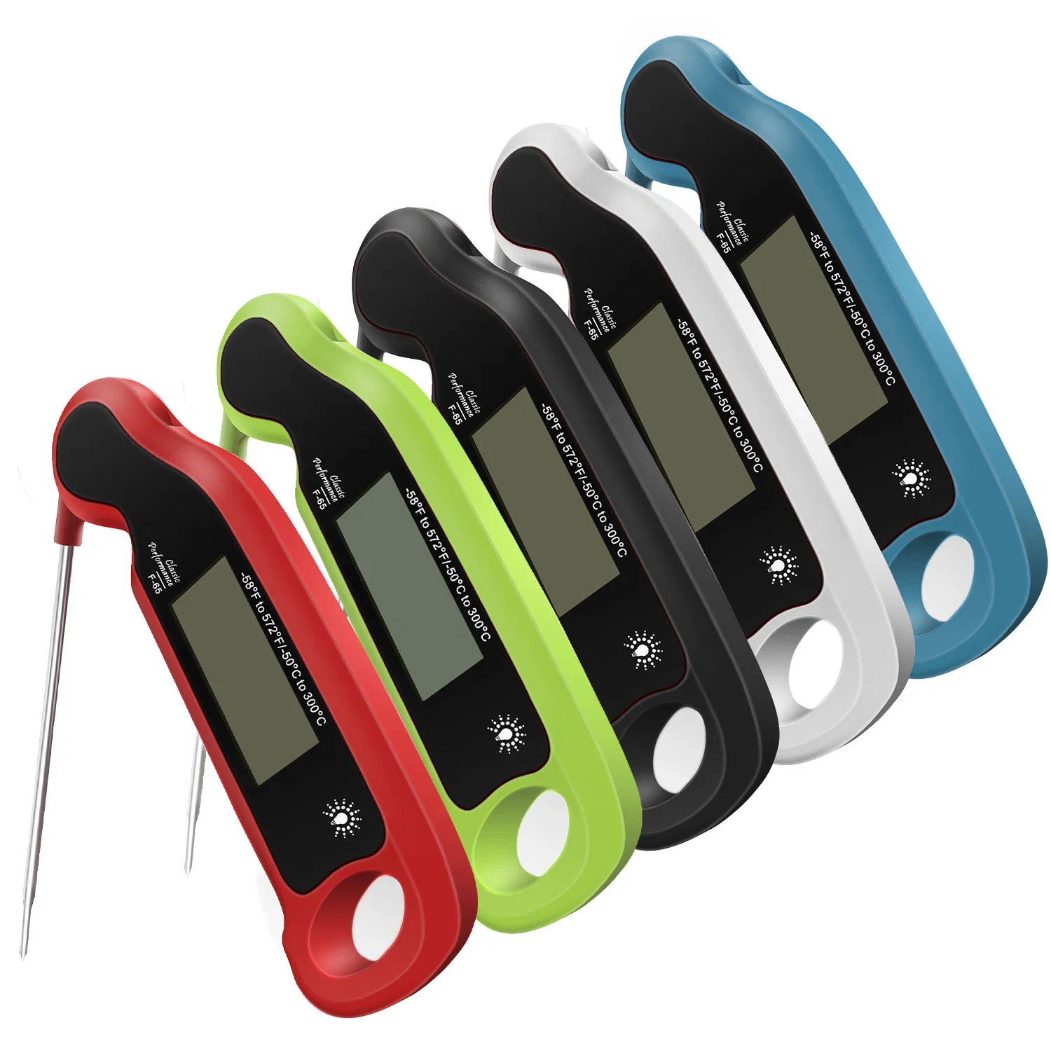 New Arrival Truly Modern Cooking Thermometer Touch Screen Foldable Instant Read Food Thermometer F-65