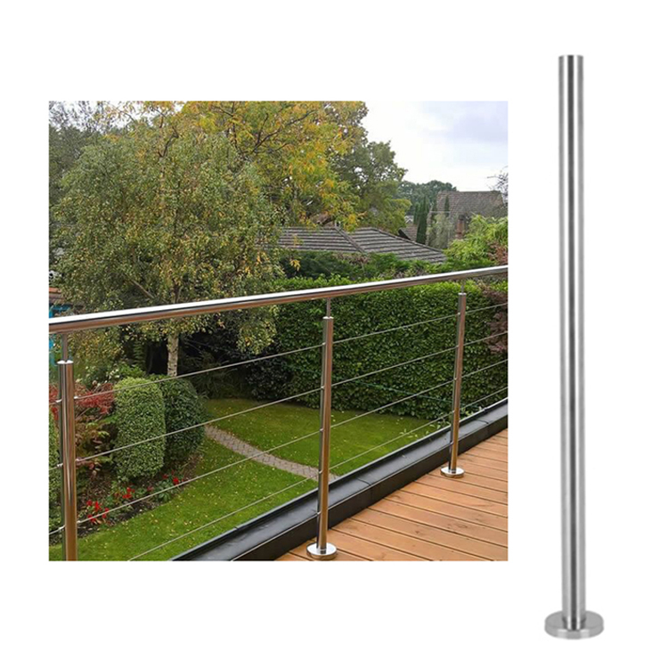 High Quality Modern Special Post Staircase Steel Stair Balustrade Stairs Railing System