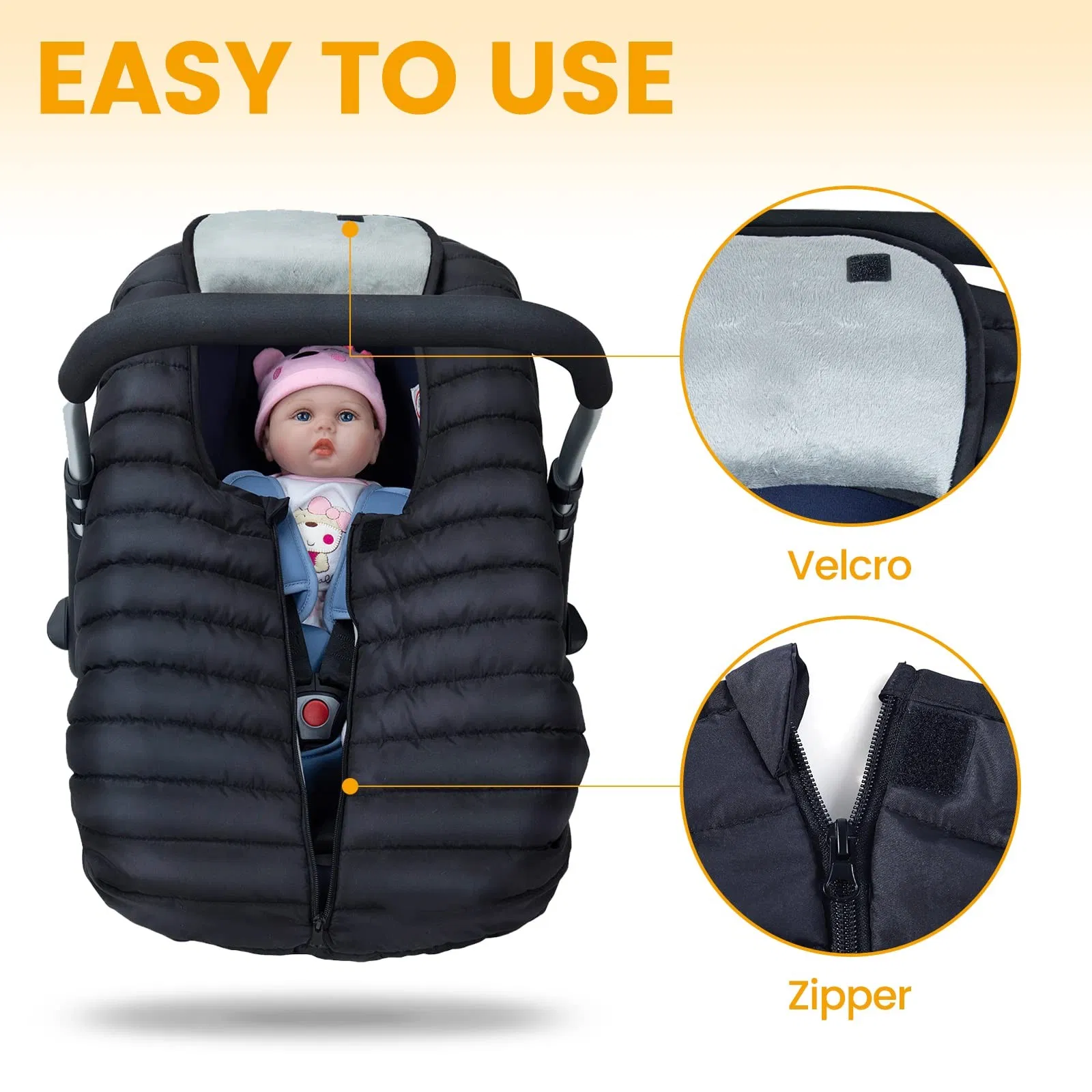 High Satisfaction Baby Cover for Boys Girls Breathable Windproof Bunting Bag