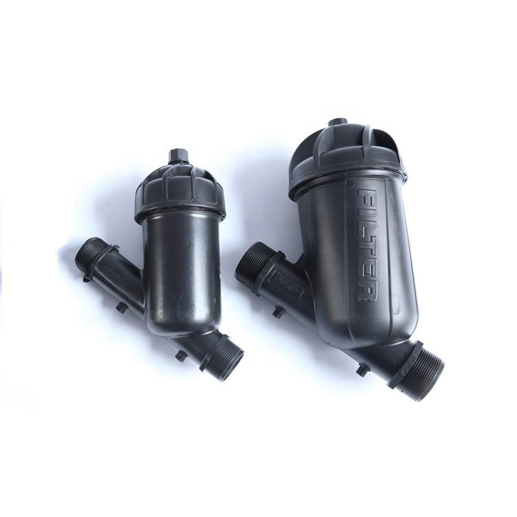 Plastic Drip Irrigation Water Filters 25 32 40 63 Y-Type Filter for Agricultural Center Pivot System