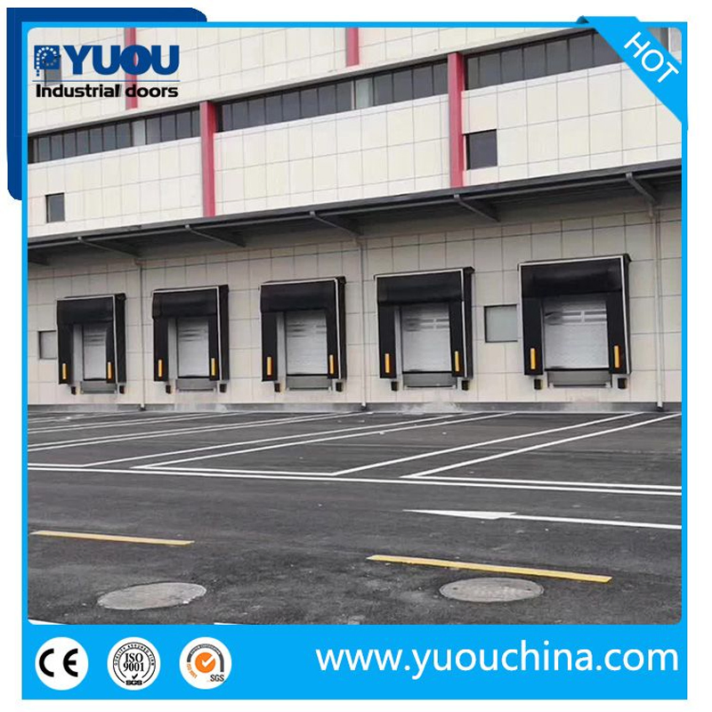 Industrial Polyester Fabric Mechanical Retractable Collapsible Sponge Inflatable Loading Bay Dock Seal Dock Shelter for Warehouse or Cold Storage