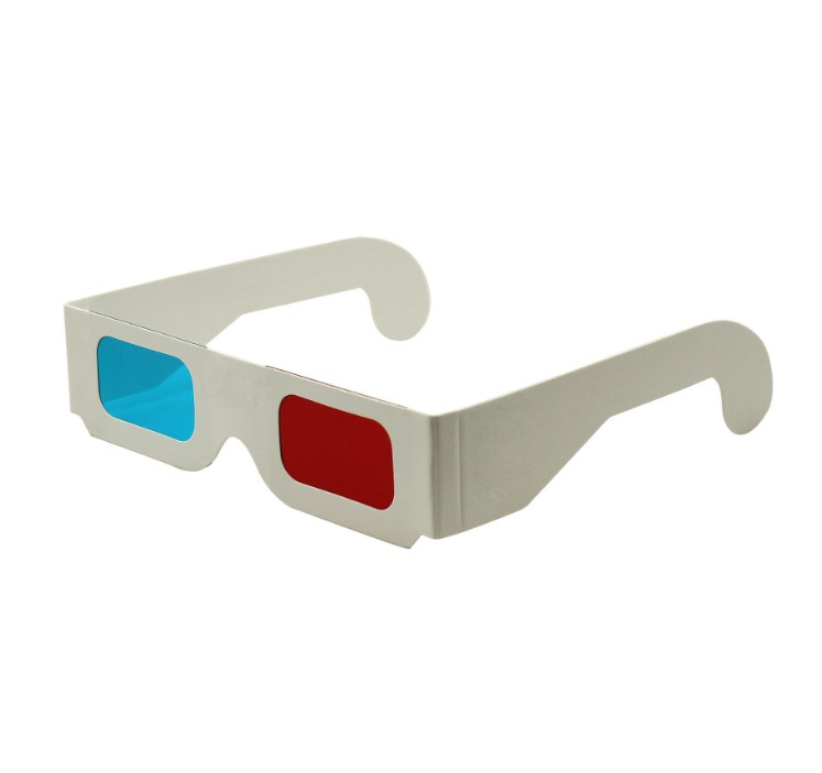 3D Film Movie Eyeglasses 3D Paper Eyewear Frame for Adults and Kids