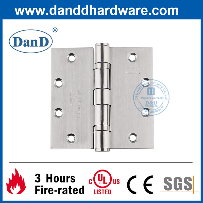 Stainless Steel 304 Hardware UL Listed Heavy Duty Fire Rated Door Hinges
