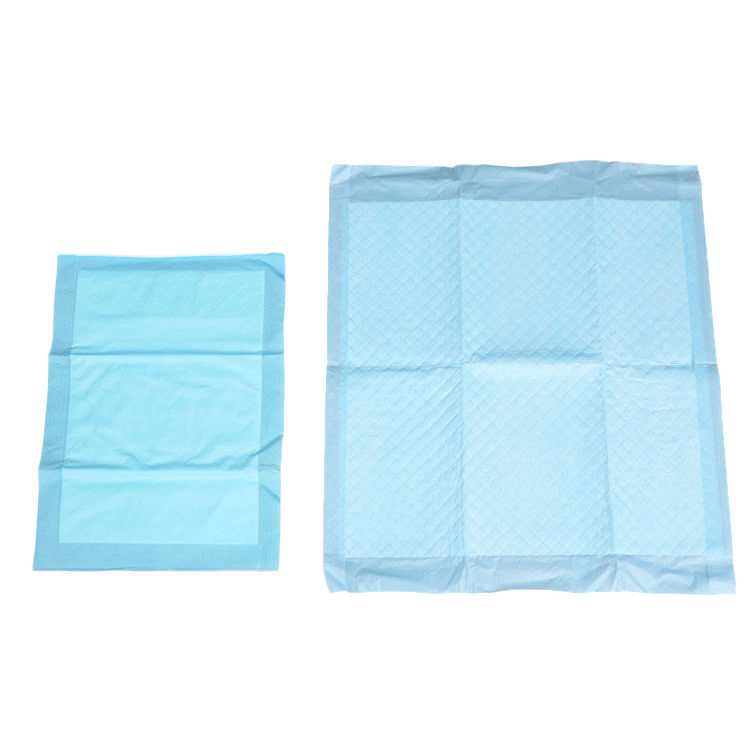 SJ Manufacturer Organic Incontinence Non-woven Absorbent OEM Disposable Adult Hospital Nursing Underpad Bed Pad