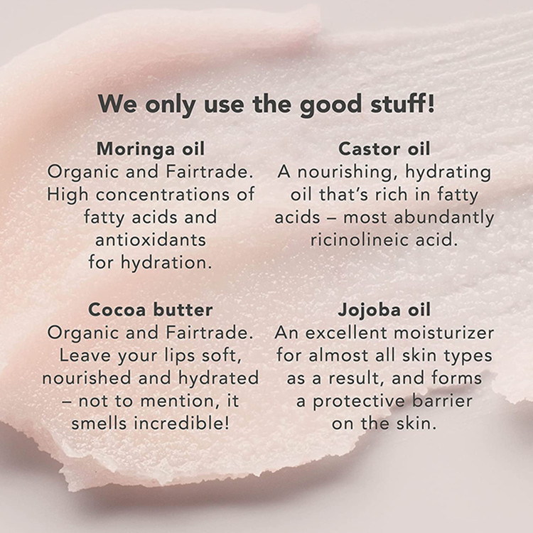 Premium Custom Moisturizing Natural Vegan Lip Balm for Dry Cracked Lips
