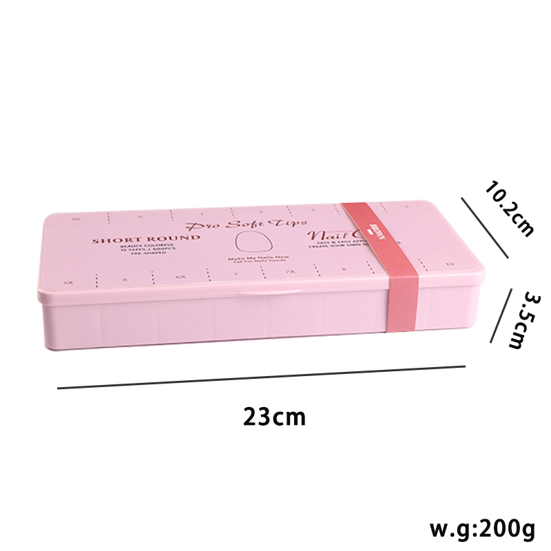 OEM/ODM Fake Nail Tips Acrylic Gradient White Short Round Short Round Artificial Nail for Beauty