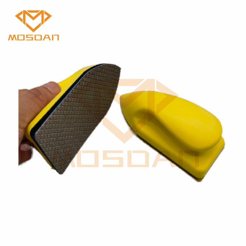 Hand Electroplated Diamond Polishing Pads for Concrete Terrazzo Marble Granite Corner Edge