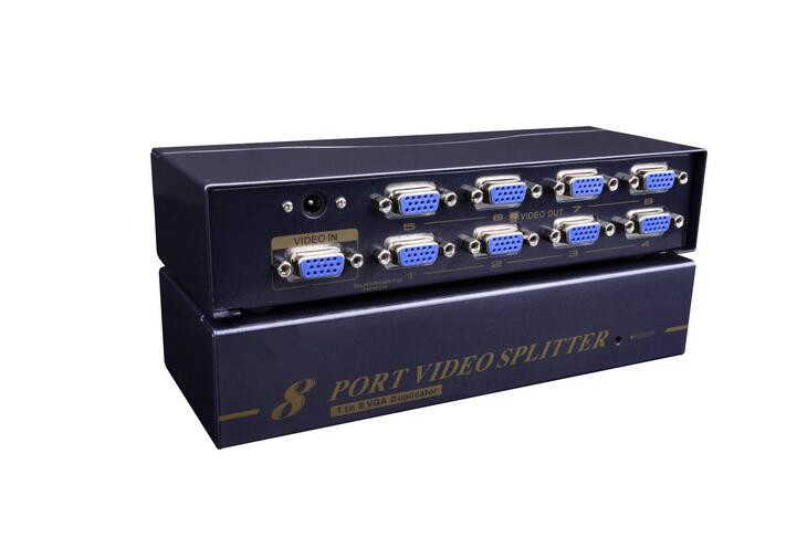 Разветвитель VGA 1x8, 250 МГц, 8 портов