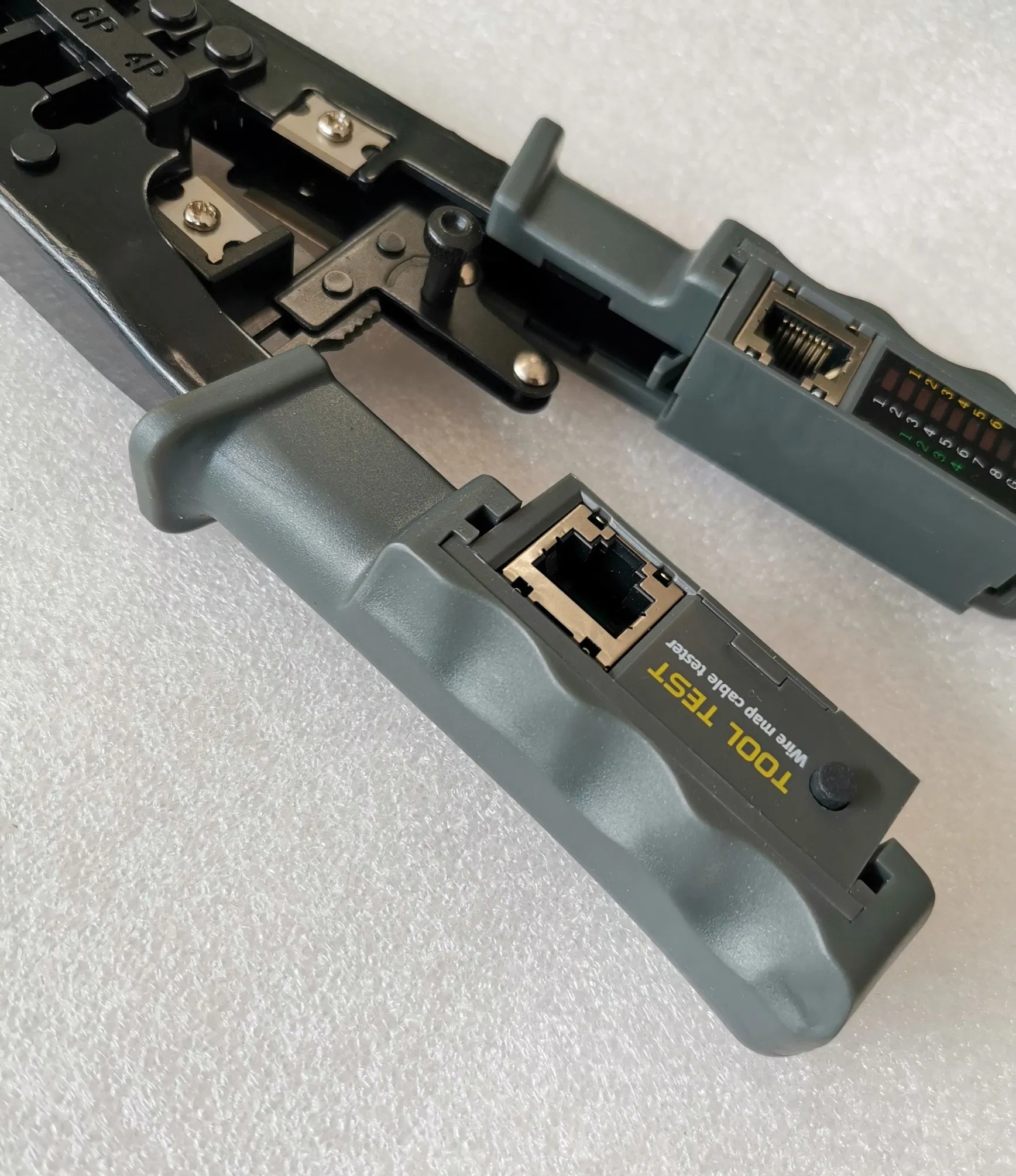 Мультитул для обжима и резки проводов 8p/6p/4p с тестером