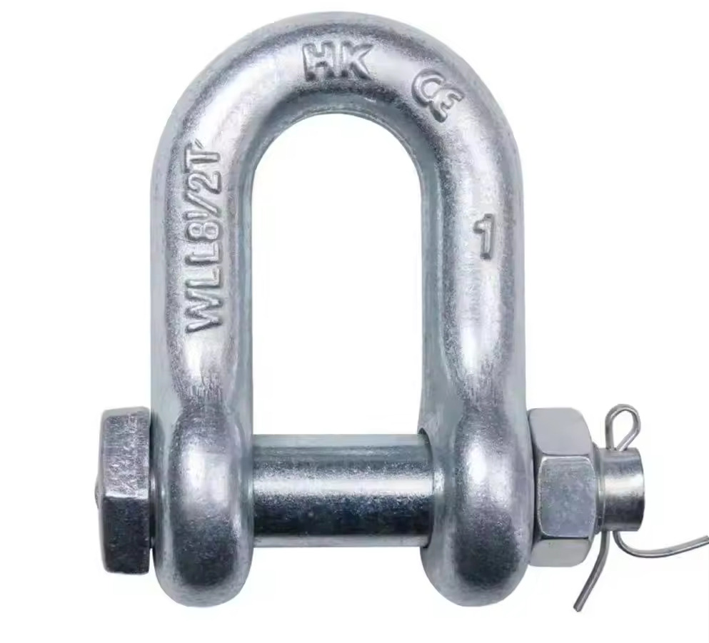 Galvanized Alloy Steel & Carbon Steel D Shackle Adjustable Dee Shackles