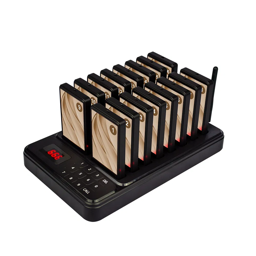 Catel CTP305 16 Pager Coaster Buzzer System for Restaurant Cafe Fast Food