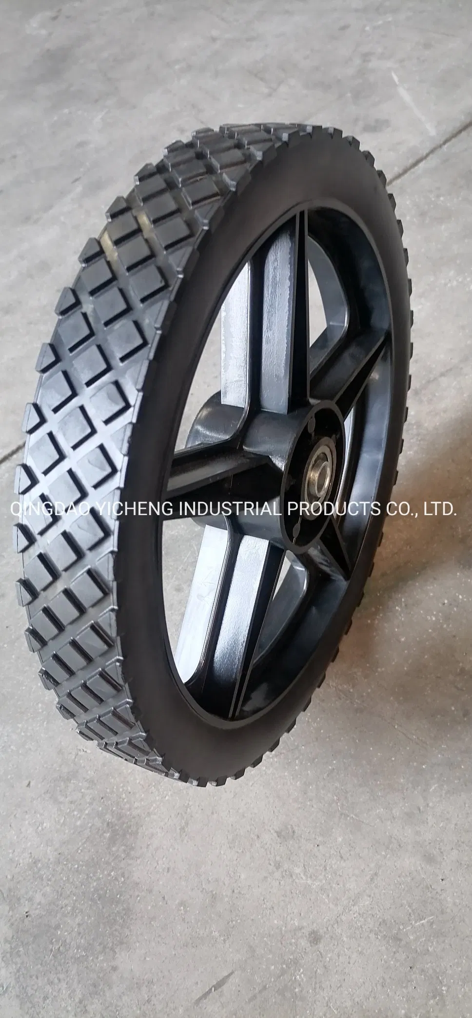 PVC Wheel and PU Foam Wheel with Driving Hub for Lawn Mover