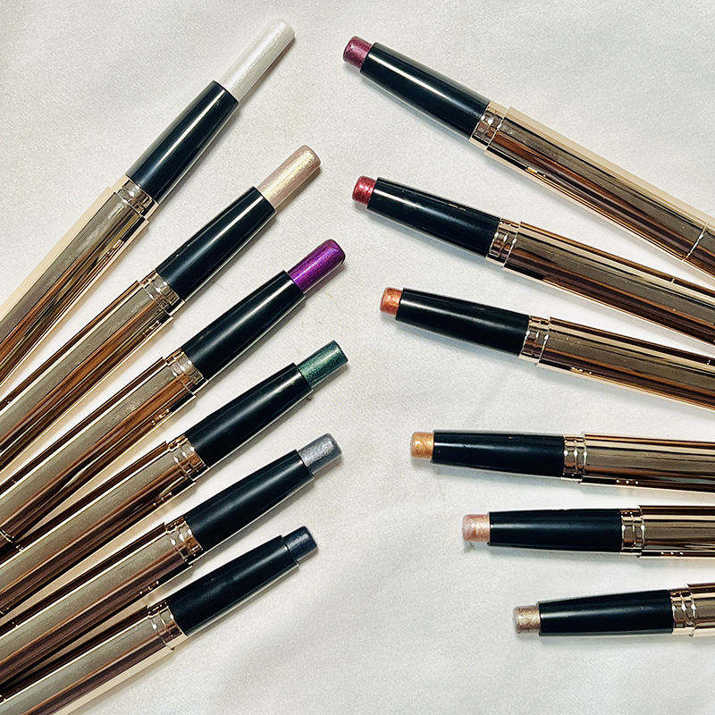 Wholesale Makeup Highlighter Face Blush Stick Cream Shimmer Glitter Eye Shadow Pencil Highlighter Shimmer Eye Shadow Sticks