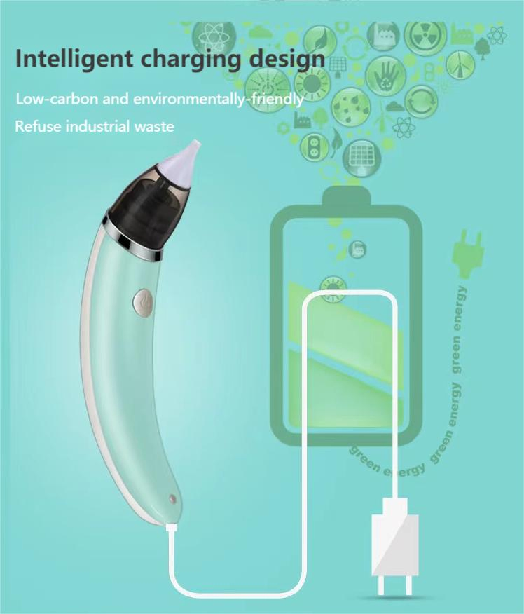 Customized Adjustable Suction Nose Cleaner Electric Baby ABS Nasal Aspirator