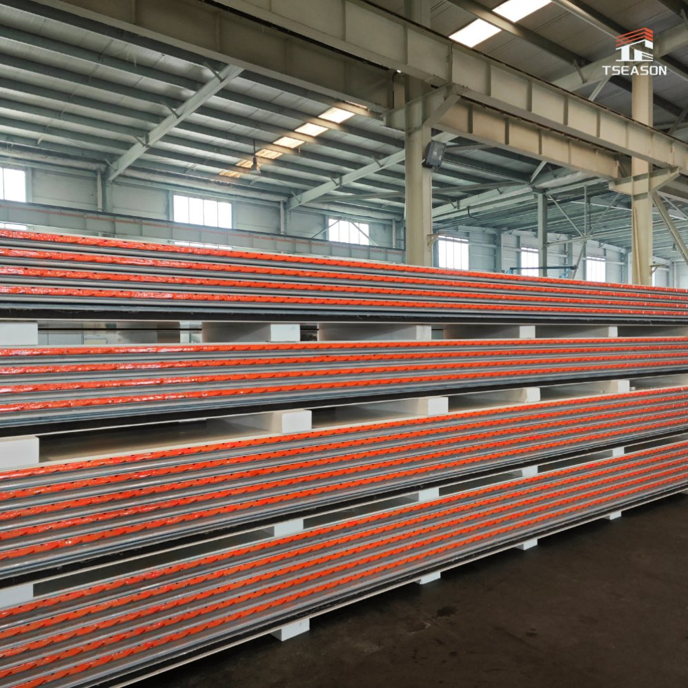 OEM ODM Service Available Custom Logo Printing Rock Wool Core Building Sandwich Panel