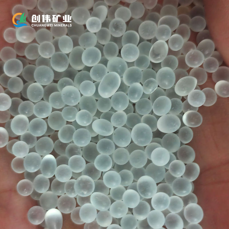 Uniform Size Solid Glass Beads for Road Marking Paint and Artistic Decoration 2mm Glass Beads