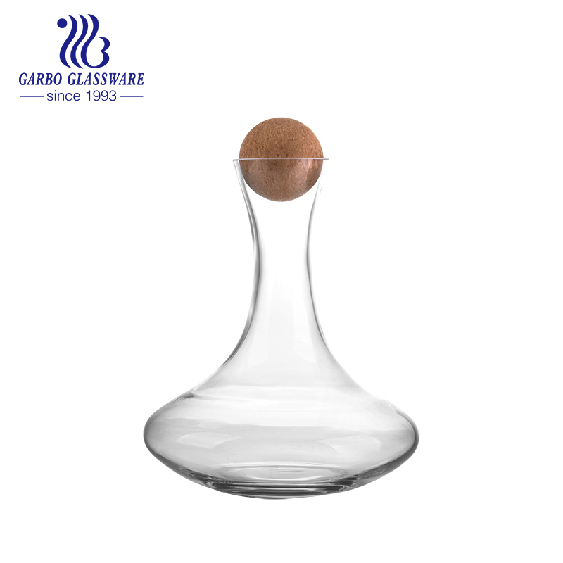 Wholesale Fancy Items Hand Blown Lead-Free Crystal Glass Red Wine Carafe 1500ml Wine Decanter