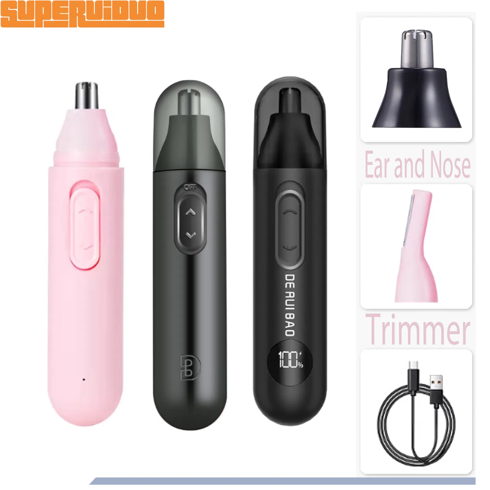 Gentle Facial Grooming for Sensitive Noses Nose Hair Trimmer