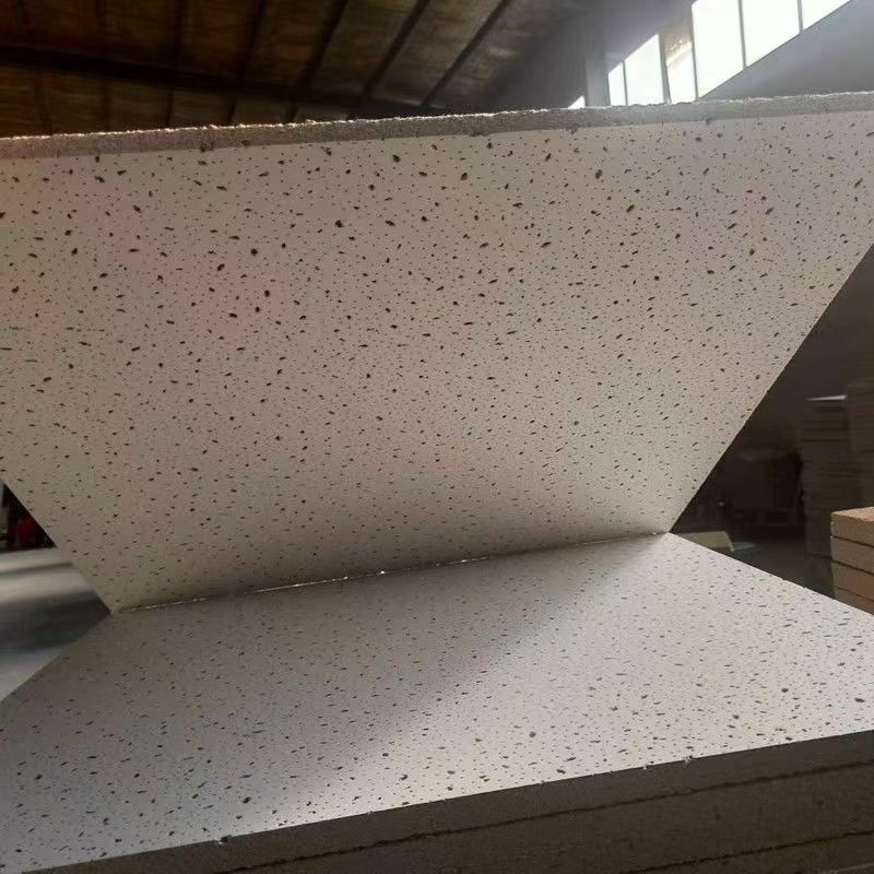 Durability Sound Absorption Fireproof Tegular Acoustic Mineral Fiber Ceiling Board 603X603mm
