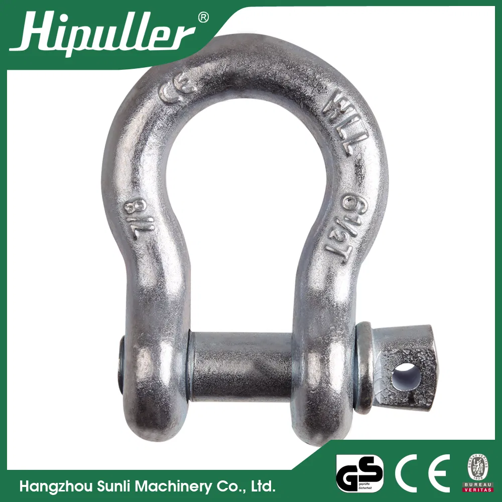 G209/G210/G2130/G2150/JIS/Us/European Type Steel Shackles with Factory Price