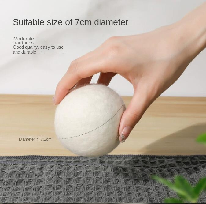 New Zealand Handmade Laundry Dryer Balls 100%Natural Wool Fabric Dryer Ball XL 6 Pack Laundry Balls