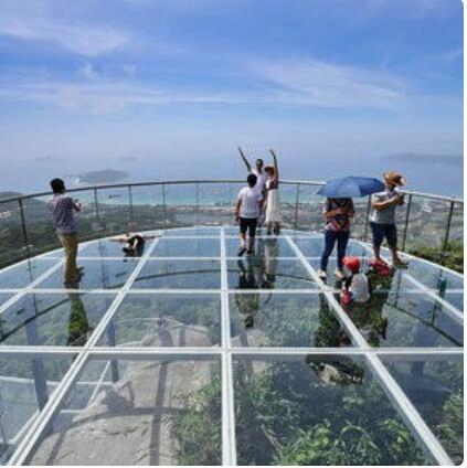10mm 12mm 15mm Tempered Laminated Glass Floor Bridge Skywalk