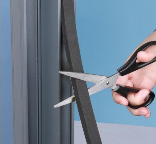 Pre-Compressed Multifunctional Foam Tape for Sealing Against Air and Driving Rain