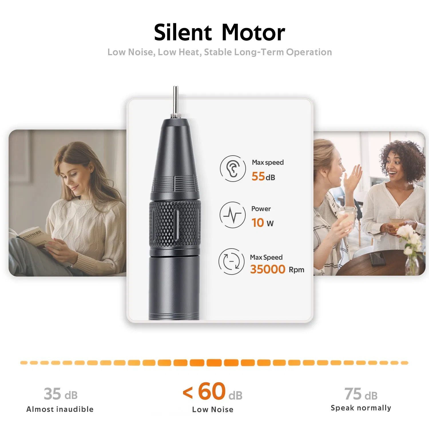 Manicure Machine High Torque Popularity High Speed Pen Shape Electric Nail File