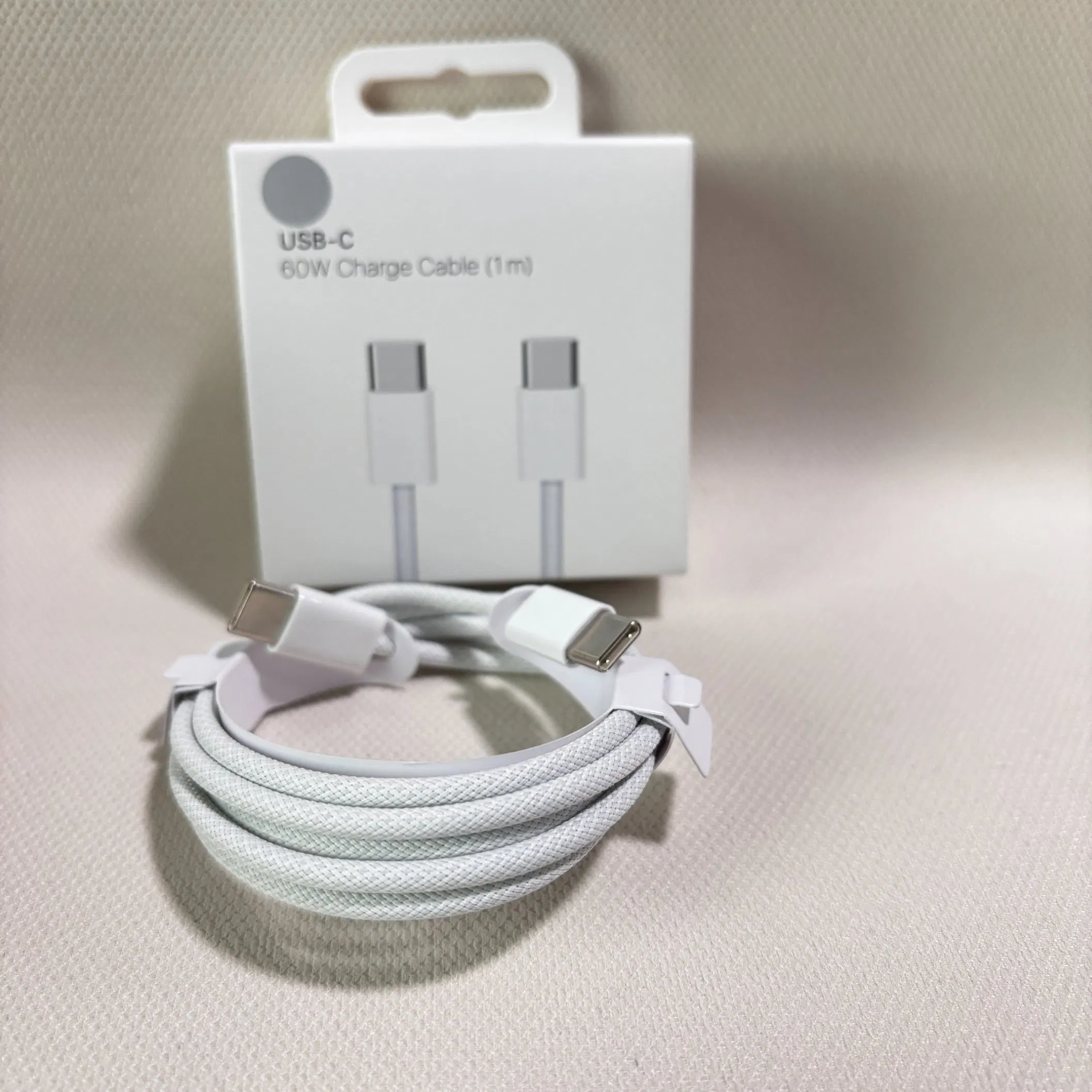 Кабель USB-C — Lightning 60W, 1 метр, быстрая зарядка