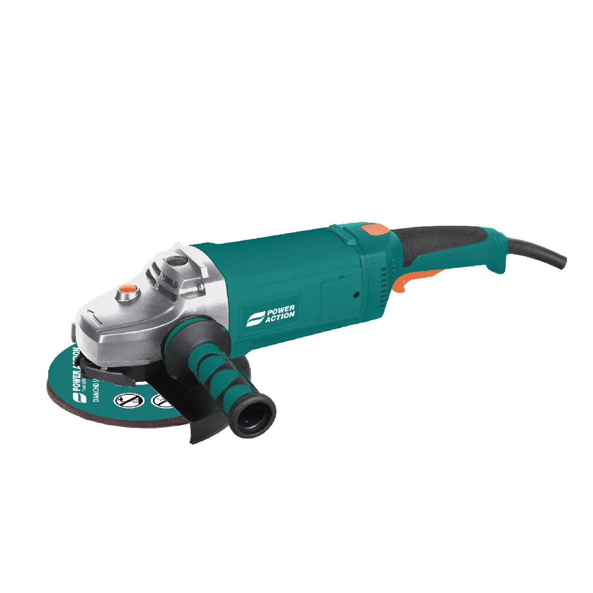 Power Action 2400W 230mm AG2400 Grinding Cutting Machine Electric Angle Grinder