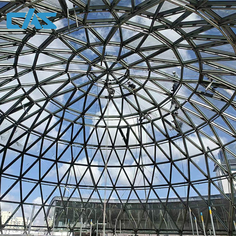 Commerical Durable Aluminum Triple Double Glaze Lowe Glass Facade Unitized Curtain Wall