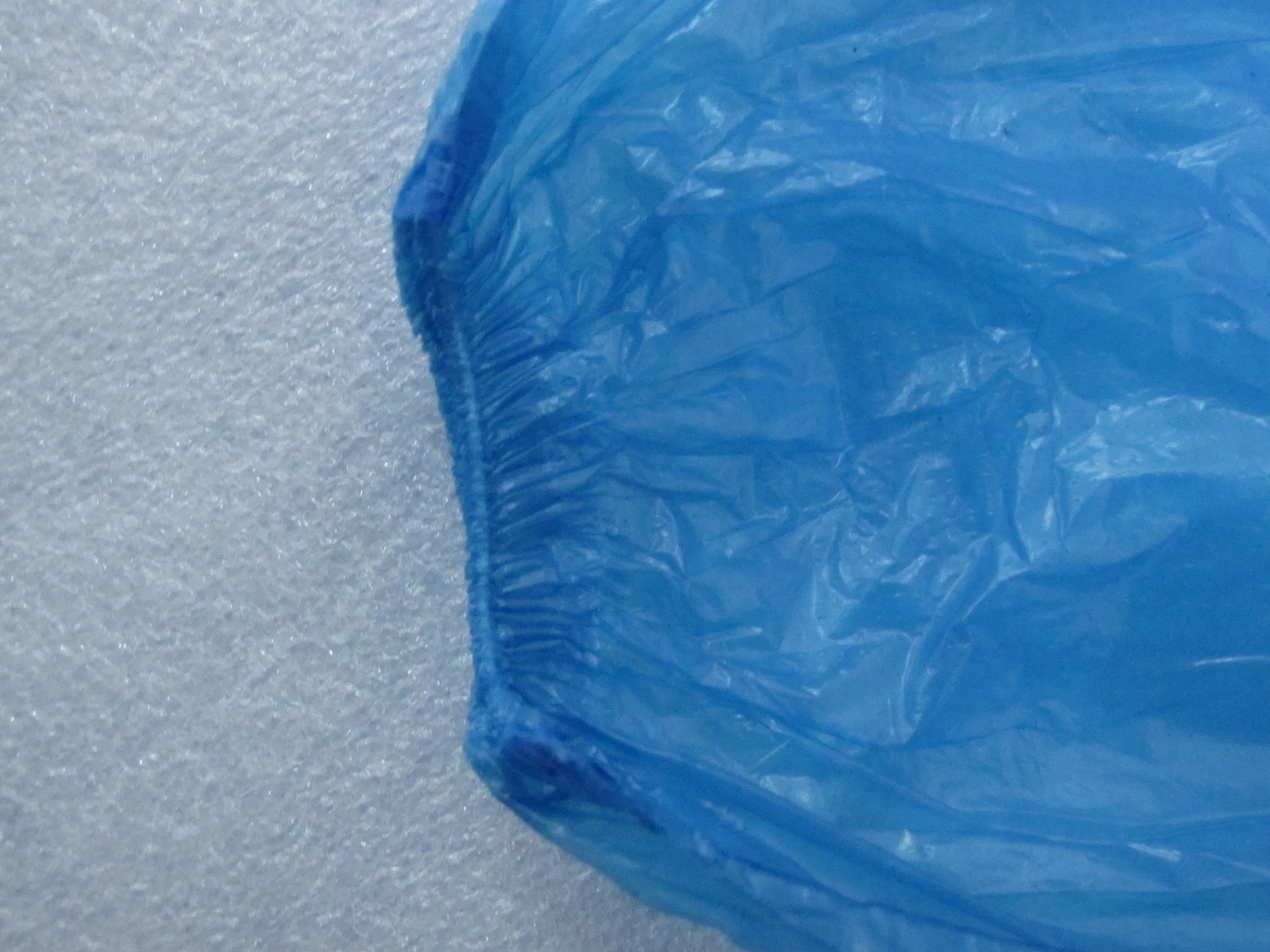 Blue Machine Made Disposable Arm Sleeve Cover Plastic