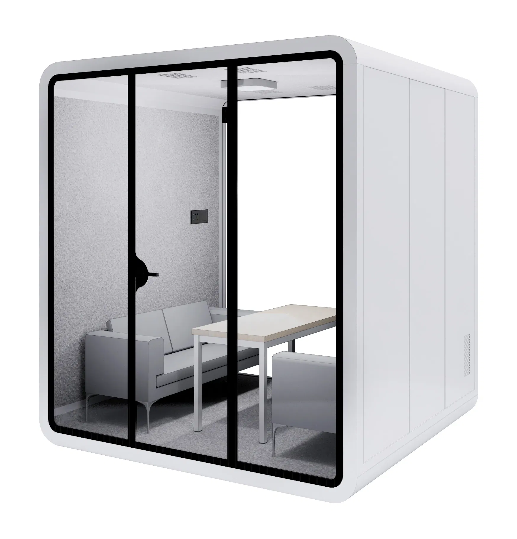 Customized Soundproof Booth Acoustic Silent Cabin for Office Soundproof Booth Soundproof Booth Prefab Office Pod