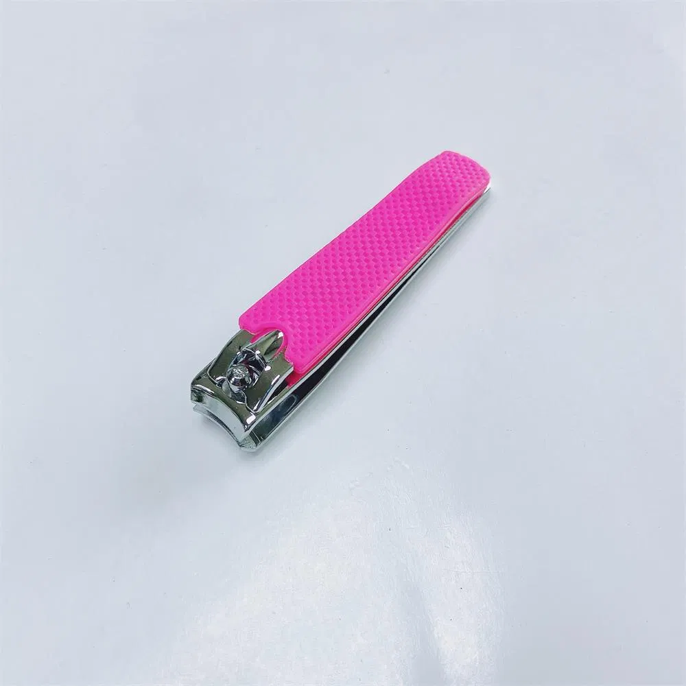 Advertising Promotion Gift Manicure Toe Nail Clipper Cutter with Soft Silicone Cover Sleeve Handle