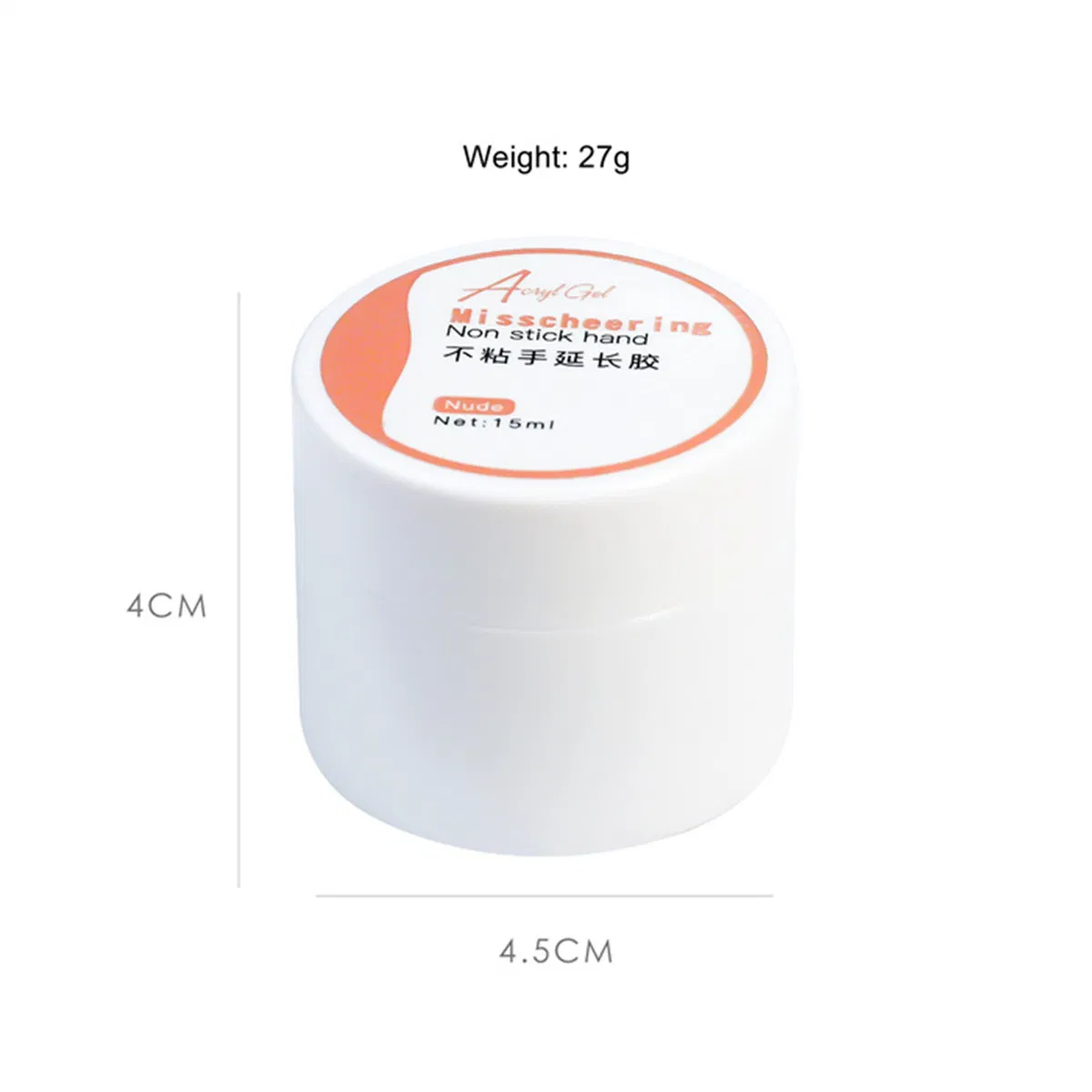 Solid-State Non-Stick Hand Carved Plastic Paper-Free Support Fast Extension Nail Patch Nail Extension Gel