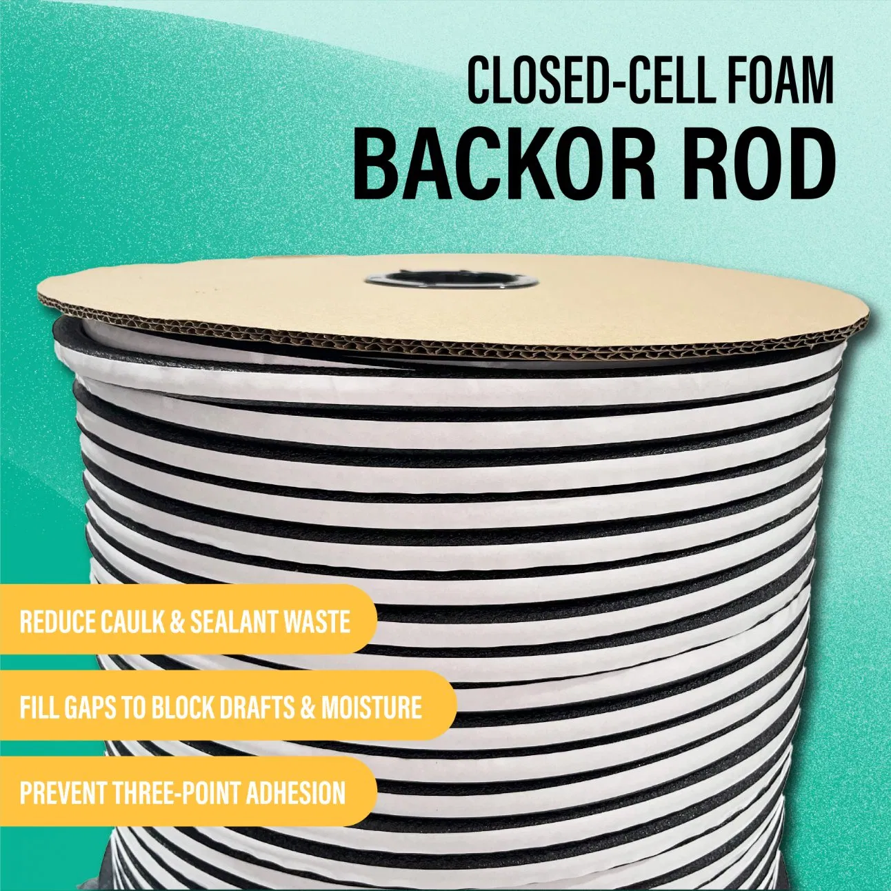 Outdoor Cement Ground Crack Repair Backer Rod