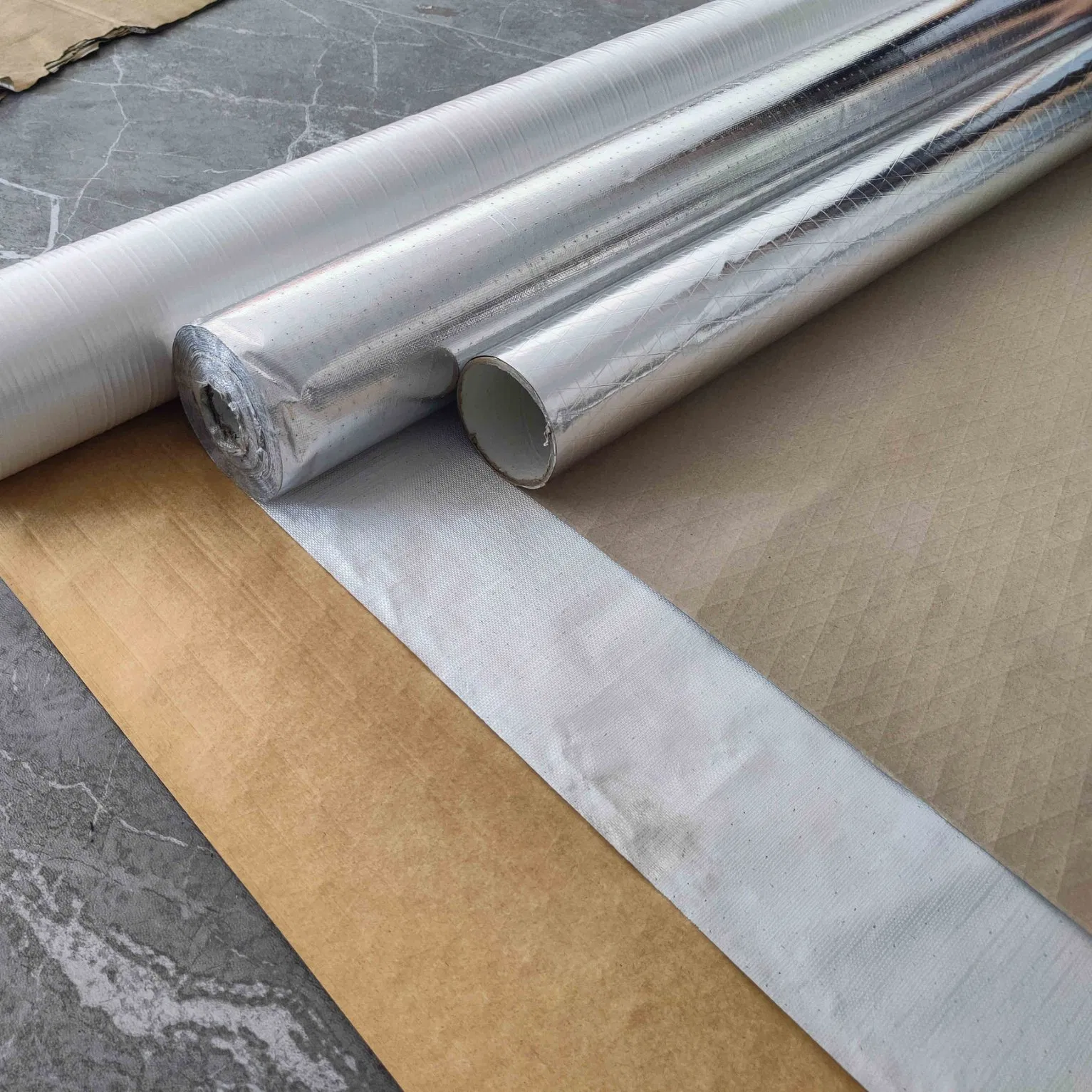 Heat Insulated Material Nonwoven Fabric Aluminum Foil Insulation Material