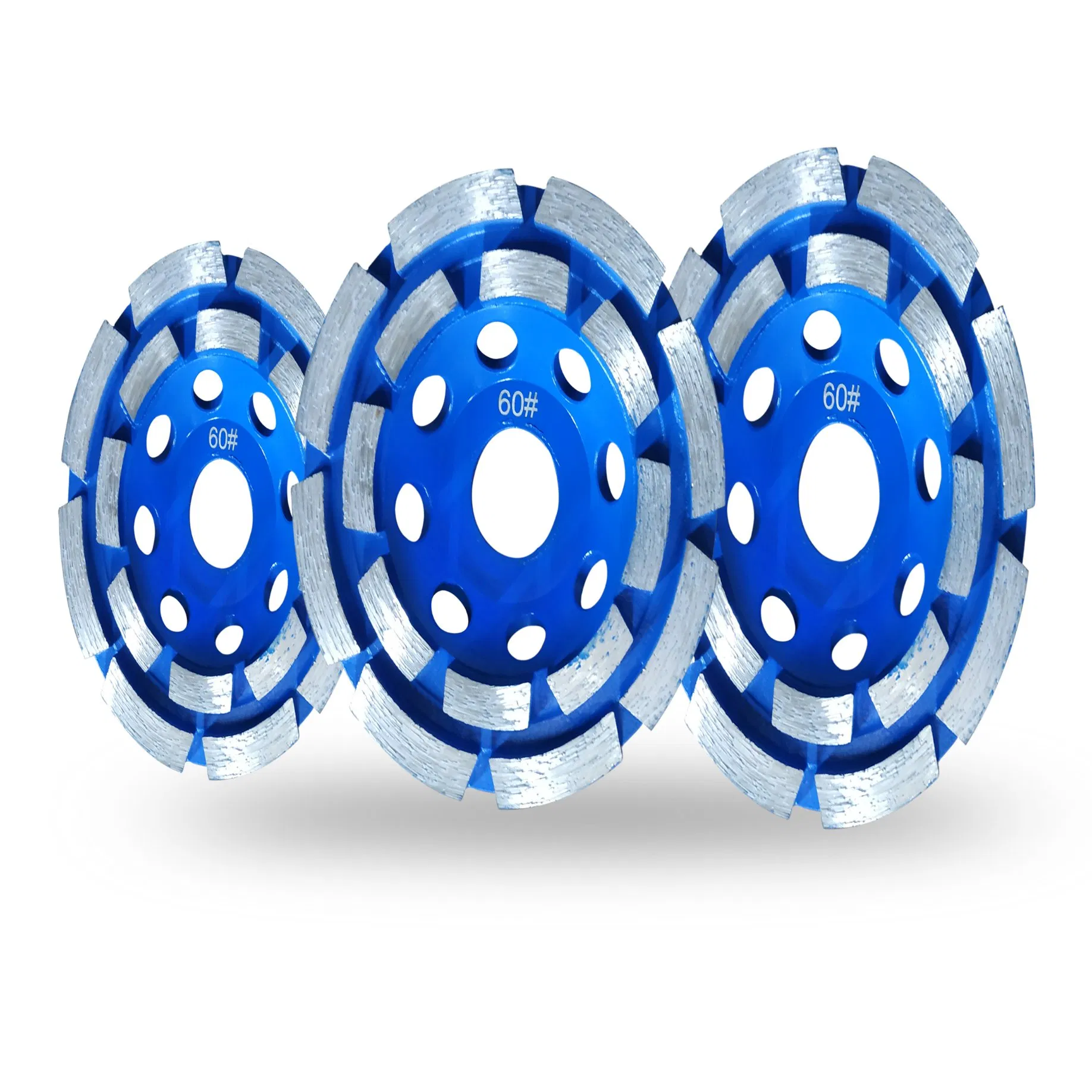 5" Inch Double Row Diamond Grinding Cup Wheel Arbor for Concrete Brick