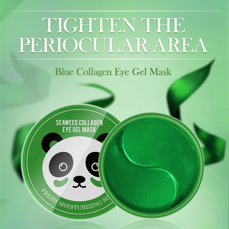 Factory Price Private Label Seaweed Collagen Moisturizing Eye Gel Mask Patches