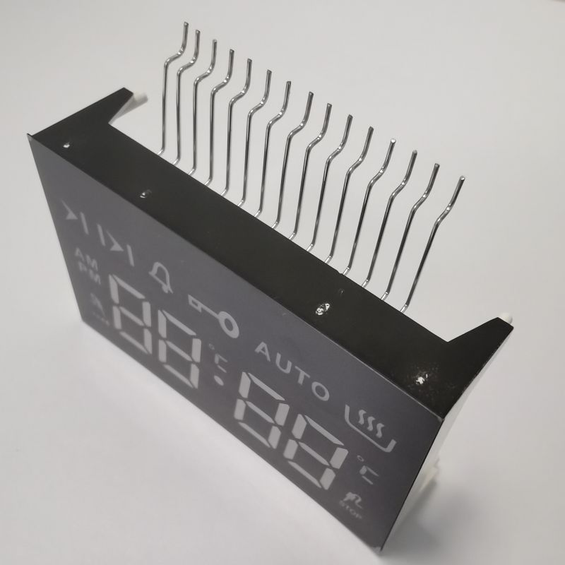 White LED Display 7 Segment 4 Digit Ca