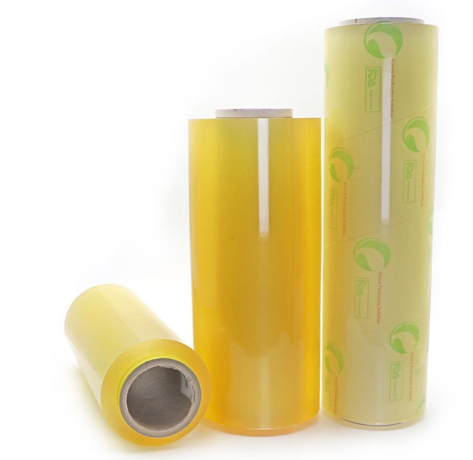 Jhg High Transparent and Soft PVC Cling Film for Food Packing
