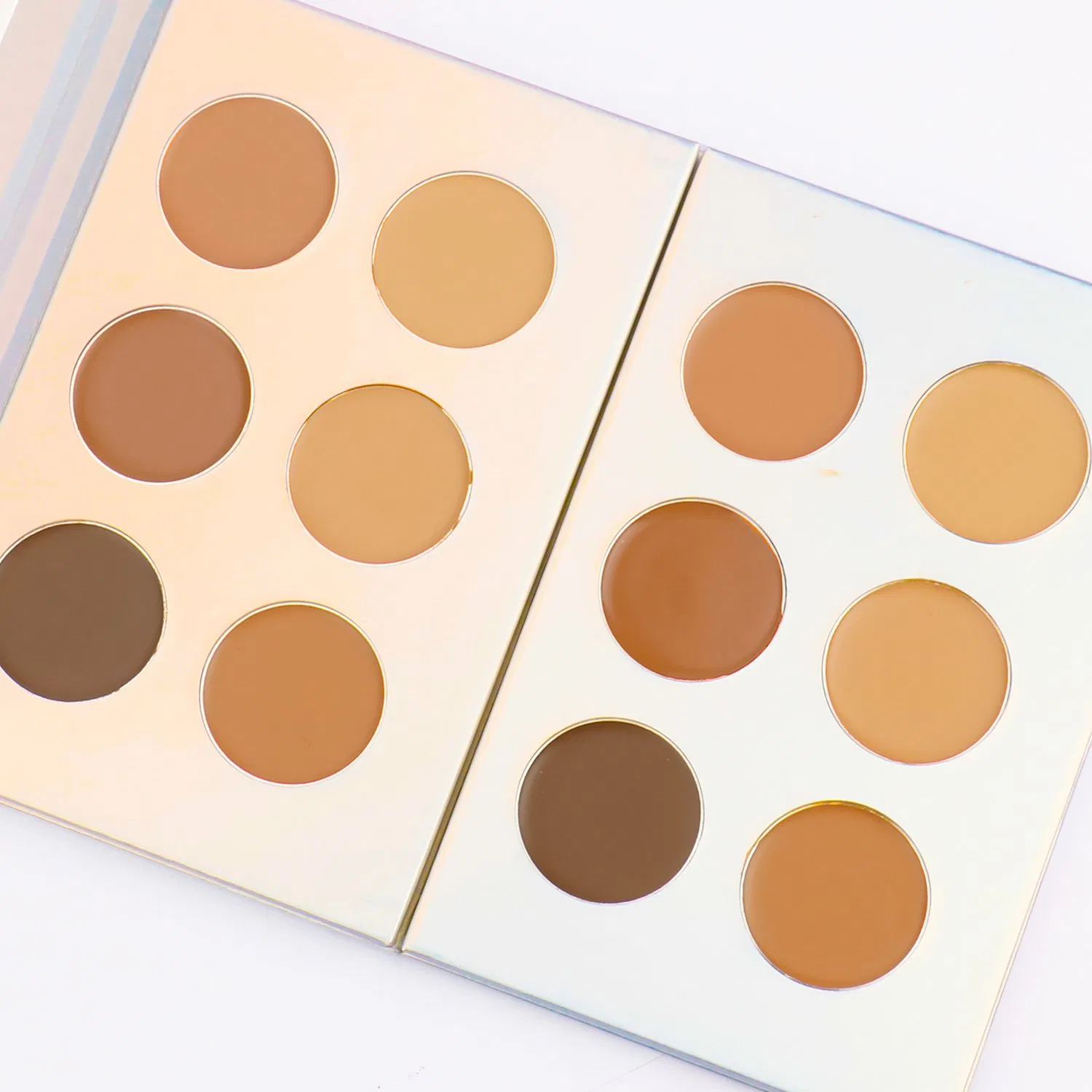 Cream Concealer Palette 6 Colors Makeup Waterproof for Dark Skin Custom Logo